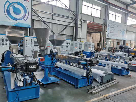 사용자 지정 플라스틱 고무 쌍 나사 extruder를 위한 자동 플라스틱 재활용 extruder 기계