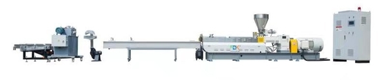 사용자 지정 플라스틱 고무 쌍 나사 extruder를 위한 자동 플라스틱 재활용 extruder 기계